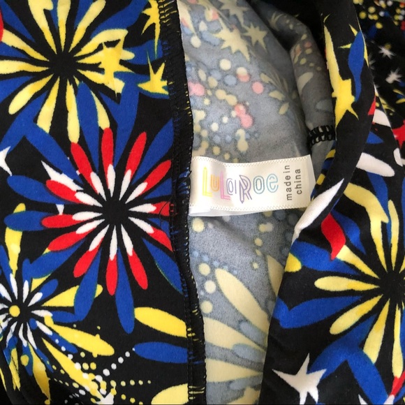 🎇In🌠 Lularoe Fourth of July OS Leggings🎇 NWOT - Picture 3 of 3